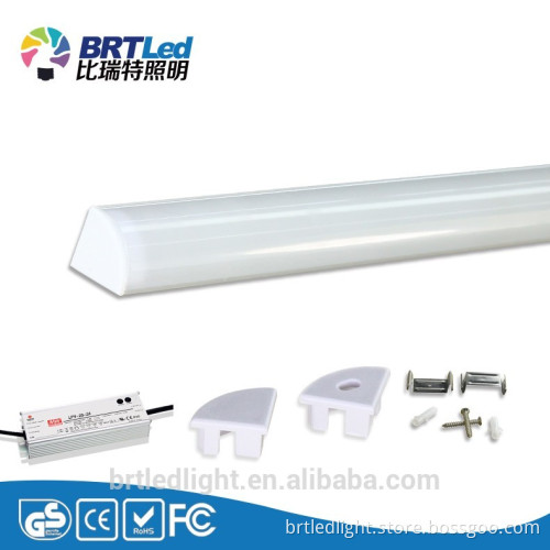 2ft 4ft 5ft flat led light/LED linear light/LED batten tube light